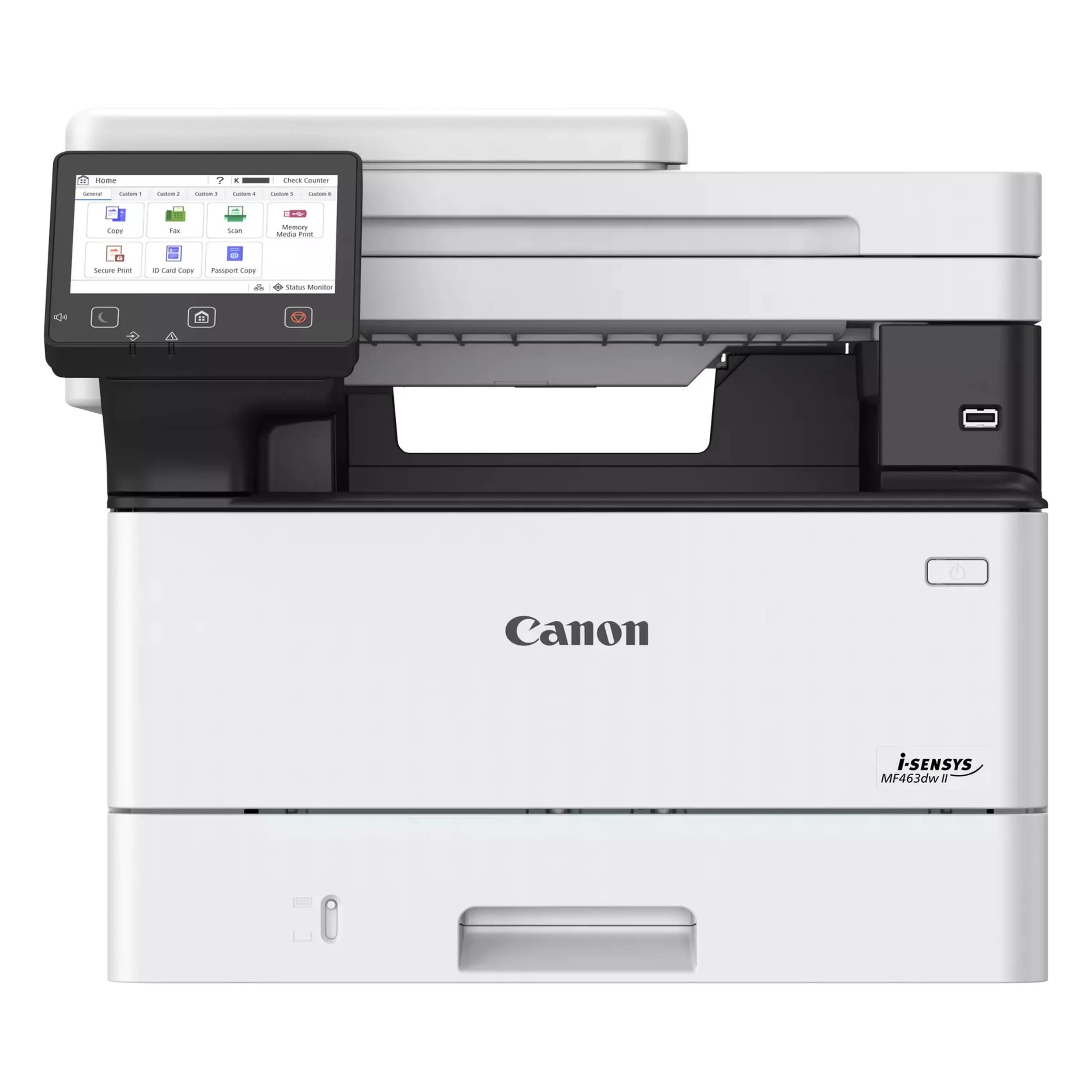 Canon I-Sensys MF463DW II Tarayıcı+Fotokopi USB+Wi-Fi+Ethernet A4 Mono Lazer Yazıcı