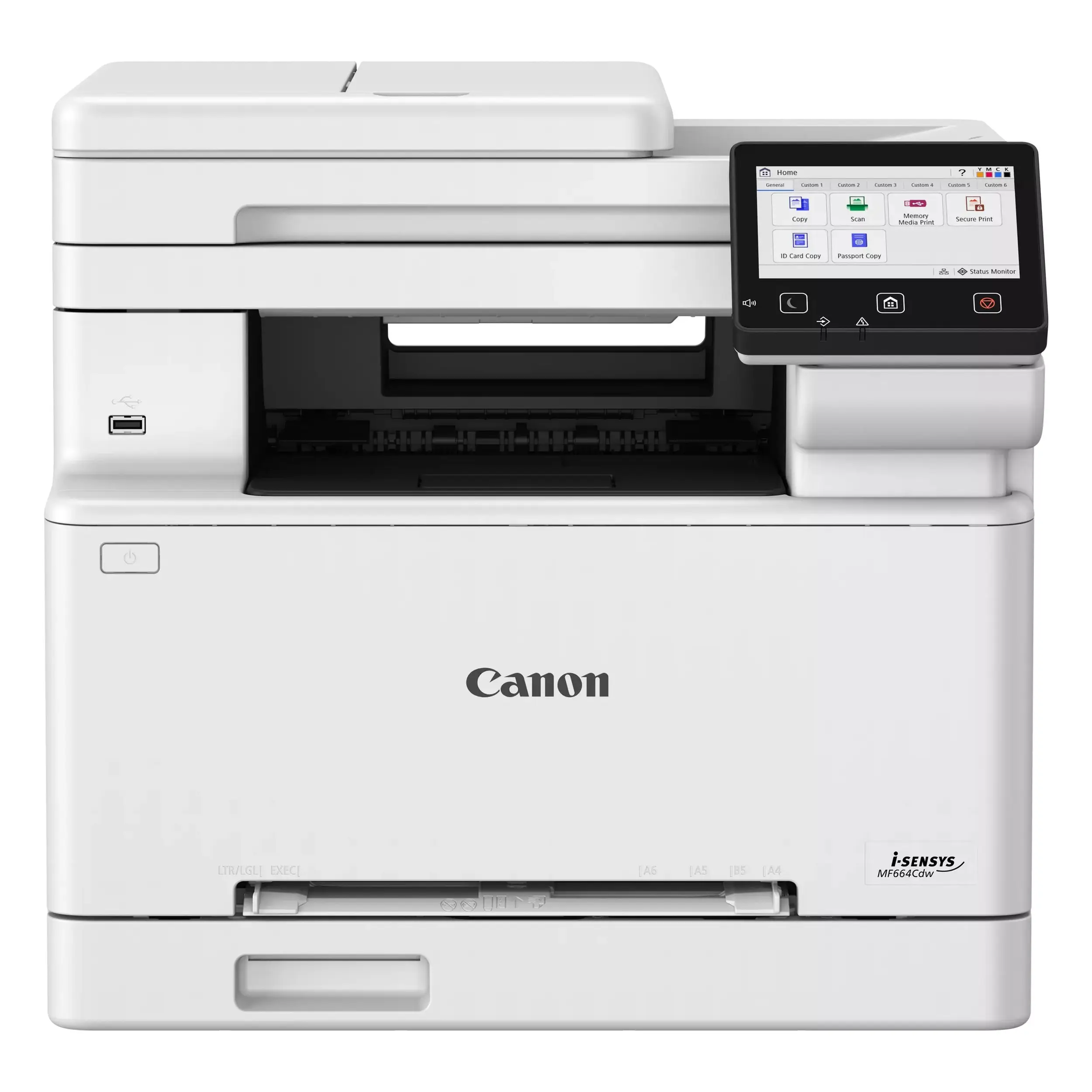 Canon I-Sensys MF664CDW Tarayıcı+Fotokopi USB+Wi-Fi+Ethernet A4 Renkli Lazer Yazıcı