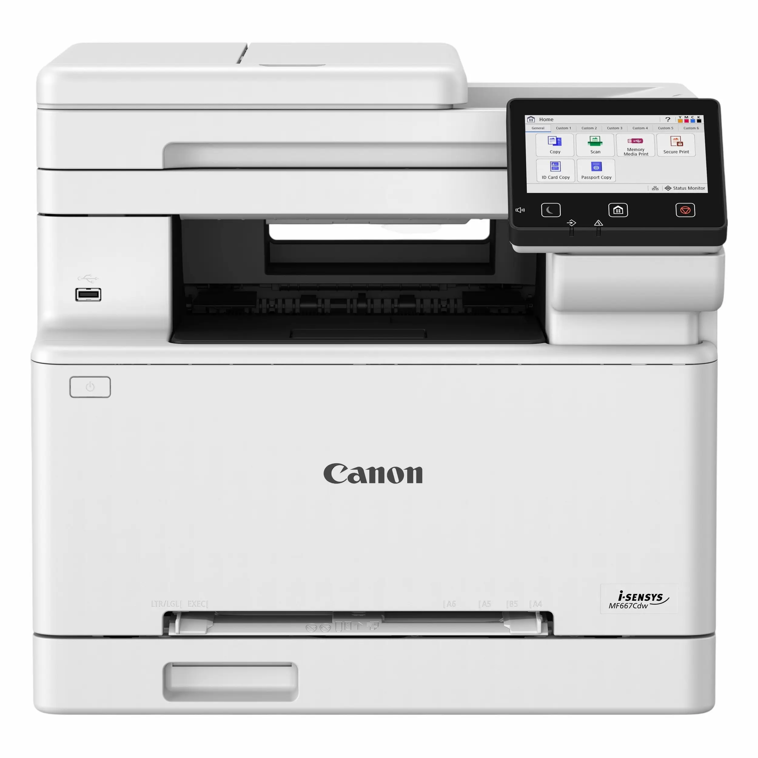 Canon I-Sensys MF667CDW Tarayıcı+Fotokopi+Faks USB+Wi-Fi+Ethernet A4 Renkli Lazer Yazıcı