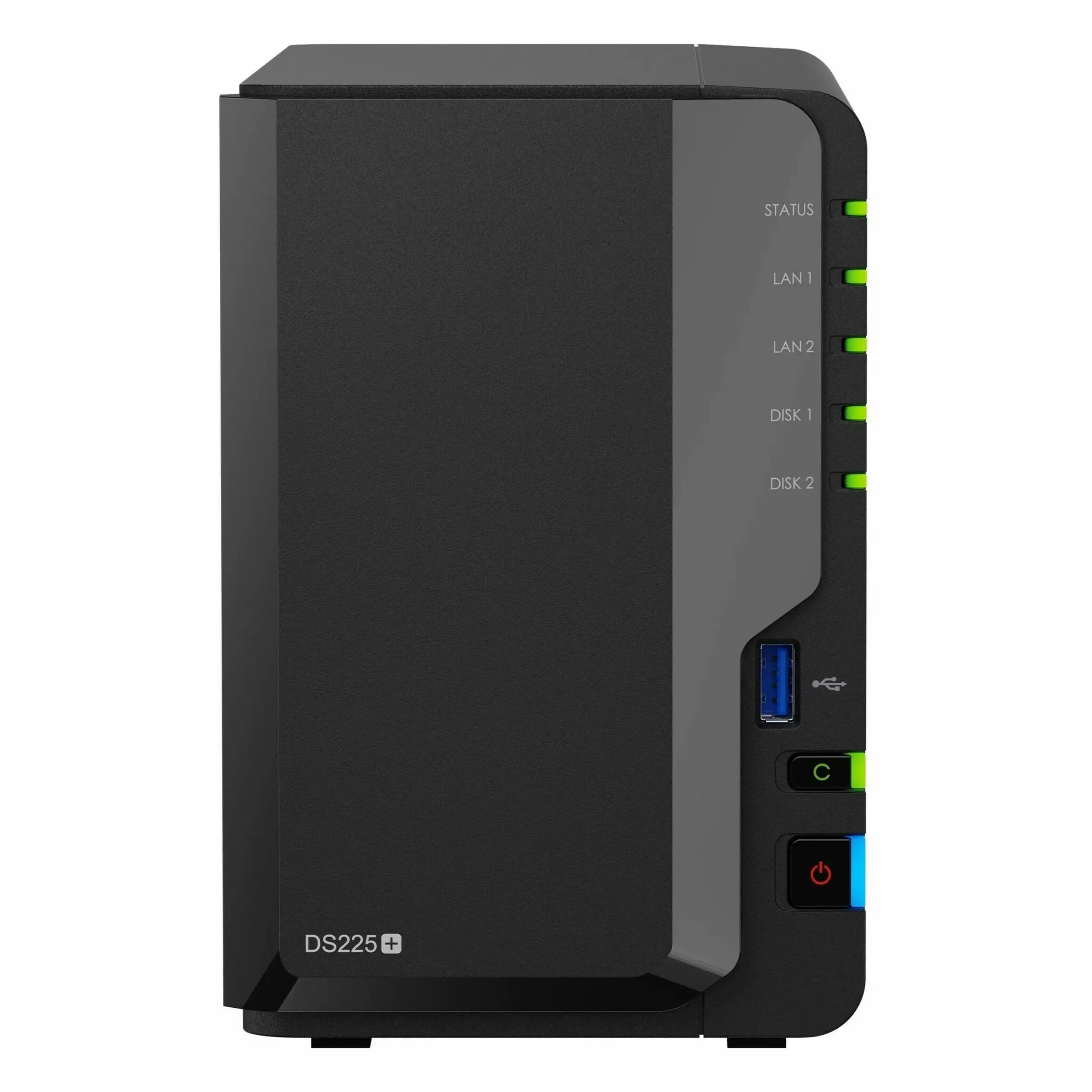 Synology DiskStation DS225+ 2GB (2x24TB Desteği) RAID(0-1) NAS Depolama Ünitesi