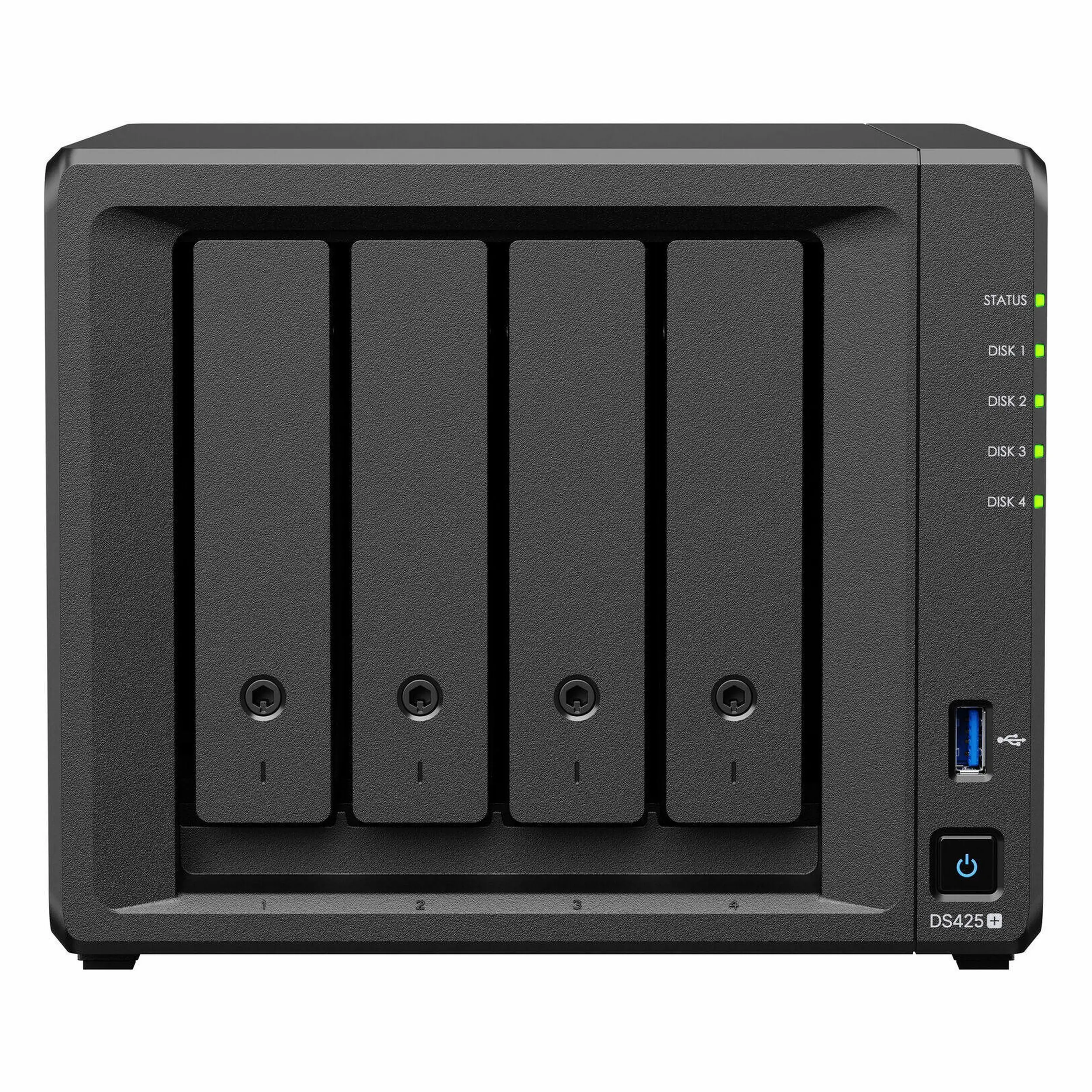 Synology DiskStation DS425+ 2GB (4x24TB Desteği) RAID(0-1-5-6-10) NAS Depolama Ünitesi