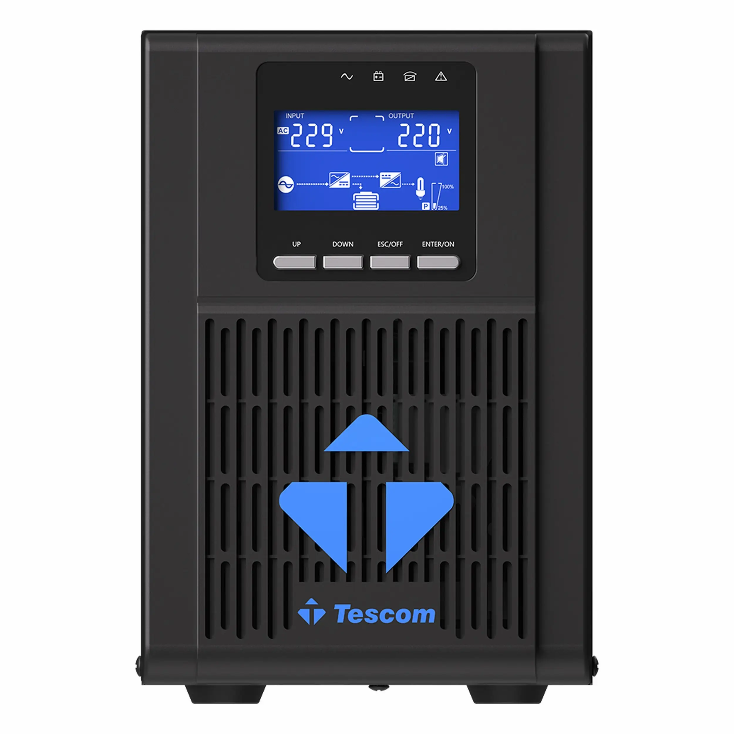 Tescom Neoline 1kVA (2x12V 9Ah) Online Kesintisiz Güç Kaynağı