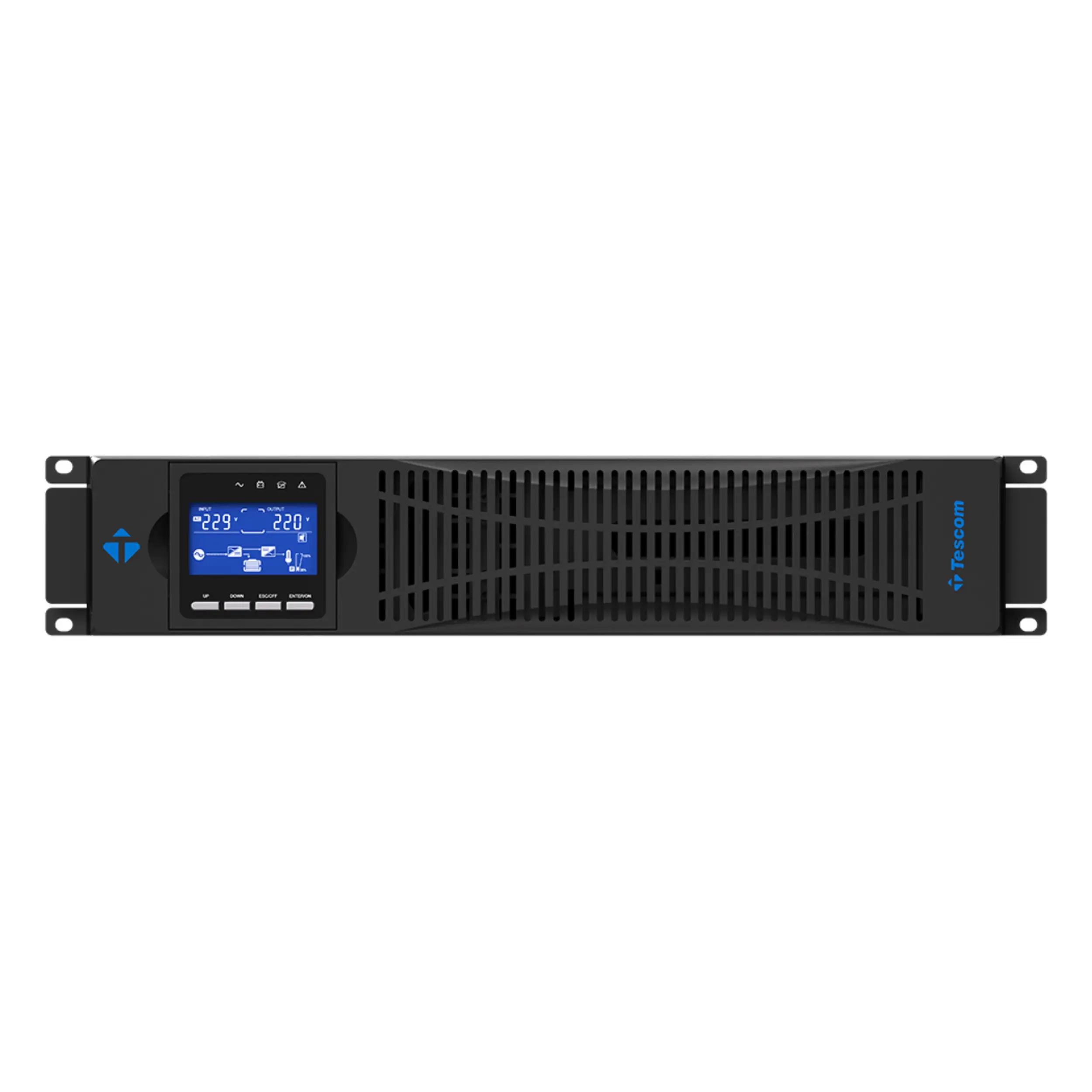 Tescom Neoline RT 1kVA (2x12V 9Ah) Online Rack Mount Kesintisiz Güç Kaynağı